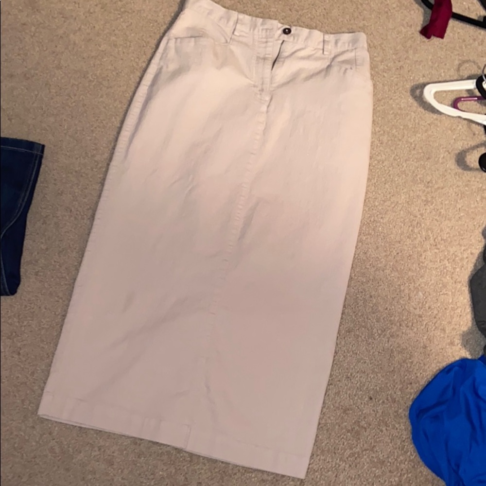 Christopher & Banks Size 4 Khaki Skirt